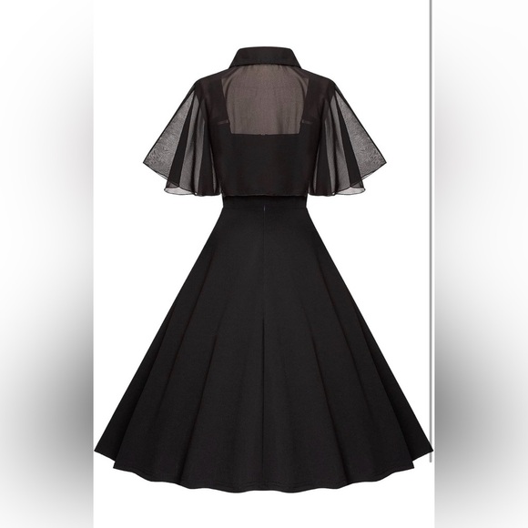 Elegant Black Evening Dress - Picture 3 of 5